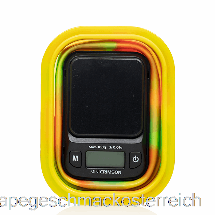 Truweigh Mini Crimson Digitalwaage Mit Zusammenklappbarer Schüssel Rasta Bowl Vape Geschmack